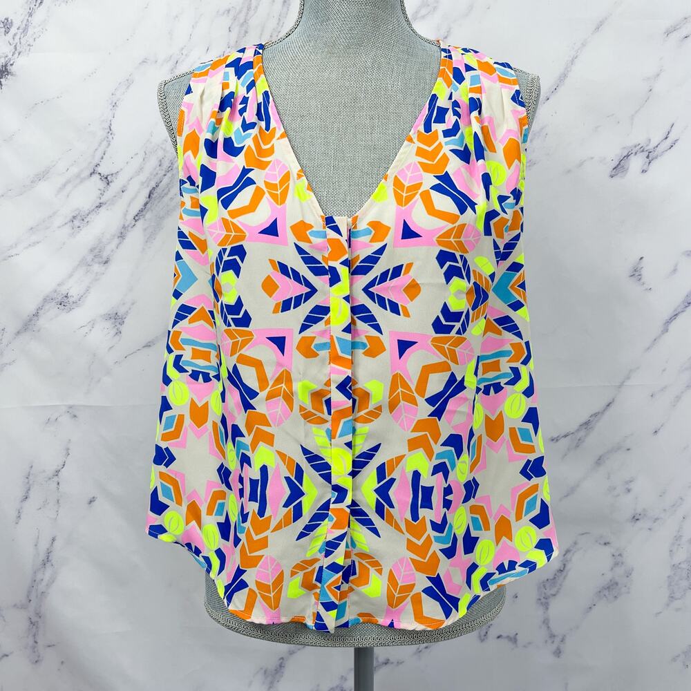 Mara Hoffman| Aloha Sky Geometric Print Top | S